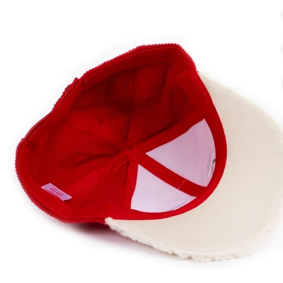 Holiday Time Sherpa Fleece Santa Party Baseball Cap Hat Unisex New No Tags - Picture 2 of 7